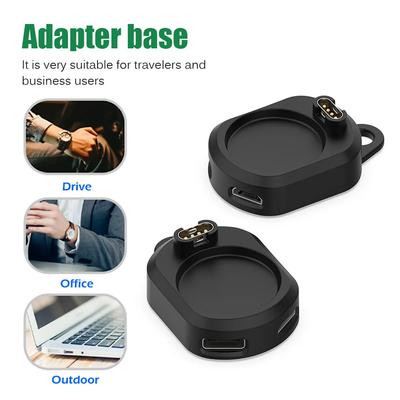 2 In 1 Type C Micro Charger Dock Smartwatch Charging Dock Adapter For Garmin Fenix 7 7X Instinct 2 Venu 2 Plus Forerunner 158 5