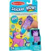 Melissa & Doug Sticker Wow 24-Page Activity Pad and Sticker Stamper 300 Stickers Art and Craft Fidget Toy Collector Character Purple Unicorn For