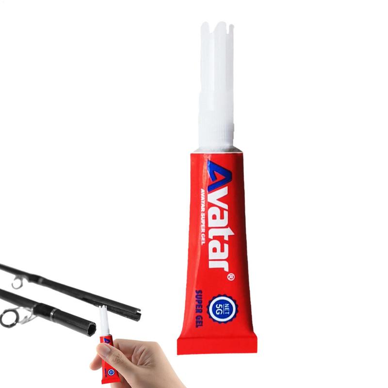 New Waterproof Super Glue For Fishing 0.1oz Strong Bonding Fishing Rod Tip Glue Strong Bonding Liquid Pole Repair Special Glue