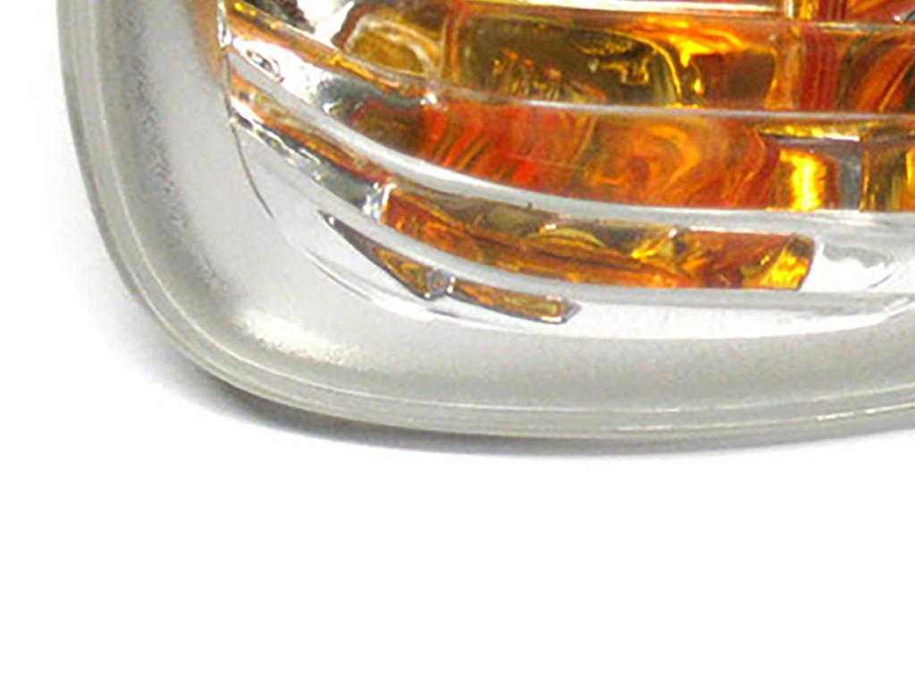 Opel Movano 2010- YELLOW turn signal with WHITE BULB in the right mirror
