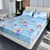 Home Luxury Mattress Cover Three-piece Double Household Bedspread Non-slip Washable Queen Size Bed Cover with Pillowcases
