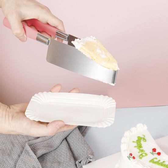 

Pie Server Spatula And Cake Cutter Slicer Adjustable Cake Slicer Cake рожевий