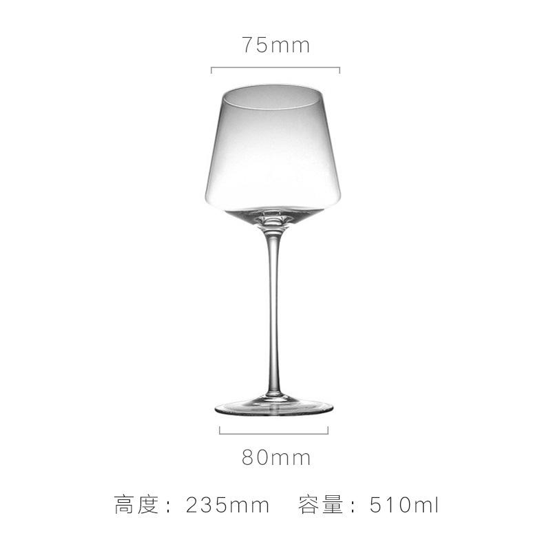 Colorful Stemmed Glass Creative Spray Wine Cup Burgundy Red Wine Goblet 501-600ml