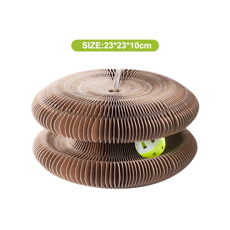 Creative Cat Toys Transformable No Crumbs Cat Scratcher Resistant Scratching Wear-Resistant Decompression Cat Toys Pet Supplies