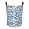 Cartoon Robot Cat D-Doraemon Anime Laundry Hamper Large Clothes Storage Basket Cute Book Socks Bin Organizer for Bathroom