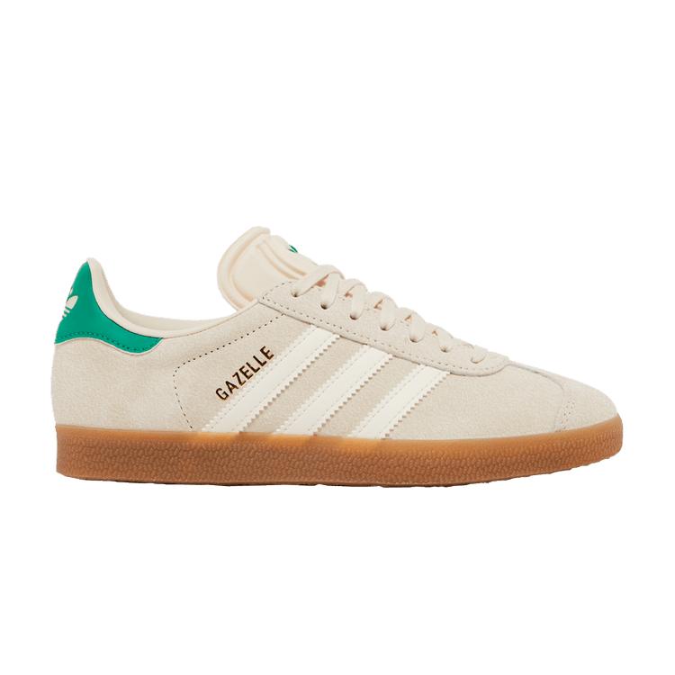 adidas Women s Gazelle  Wonder White Green  36