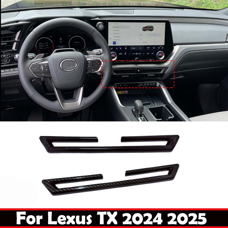 For Lexus TX TX350 500h TX500h 2024 2025 Exterior Auto rearview mirror door handle bowl cover Rear Window Spoiler Triangle Trim