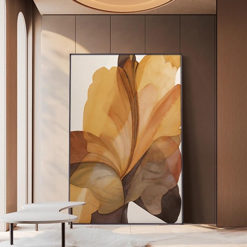 Nordic Modern Flower Scandinavia Floral Posters and Prints for Living Room Office Decor Abstract Canvas Painting  Wall Art Decor