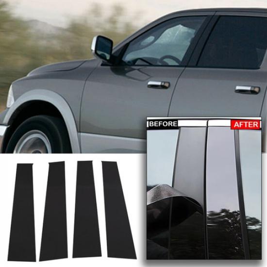 Для Dodge Ram 2009-2018 1500 2500 3500 Crew/Quad Cab Комплект накладок на стойки кузова