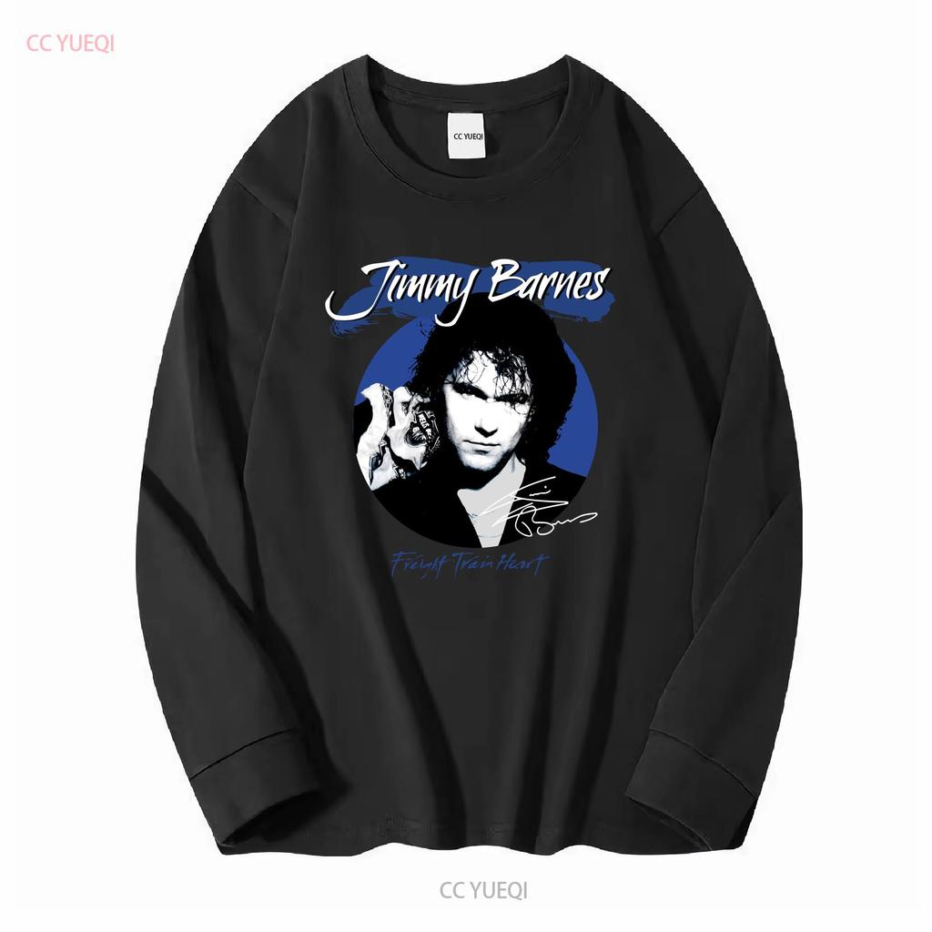 Freight Train Heart Retro Jimmy Barnes T Shirt Classic Black S 5XL H966 Vintage Washed Casual Versatile Top For Everyday Wear
