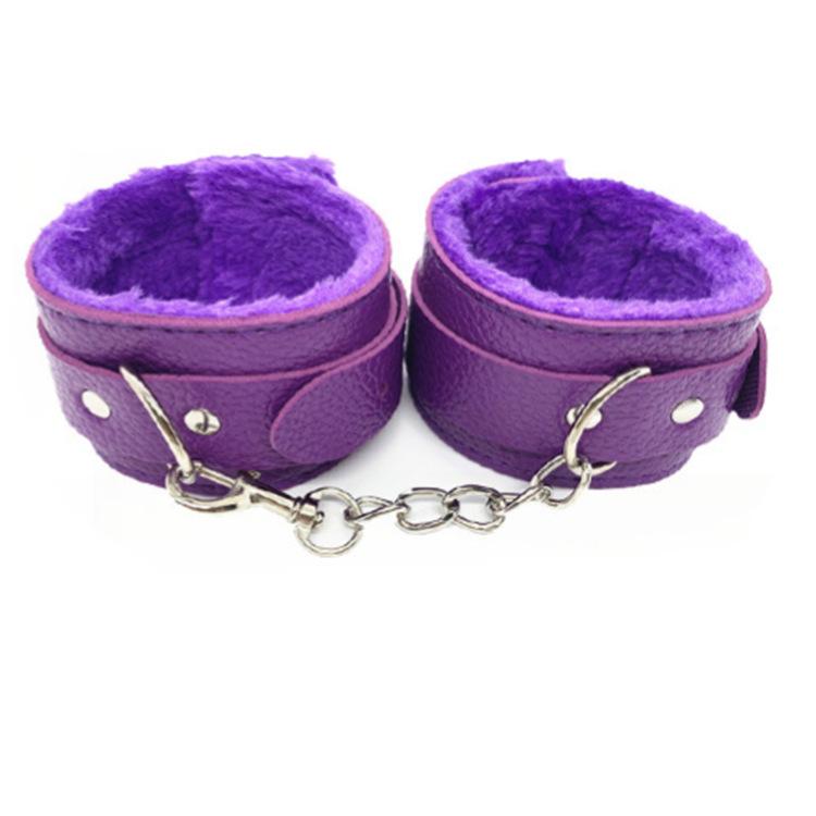 Plush Flirting Handcuffs: Bondage Adult Toys for Couples