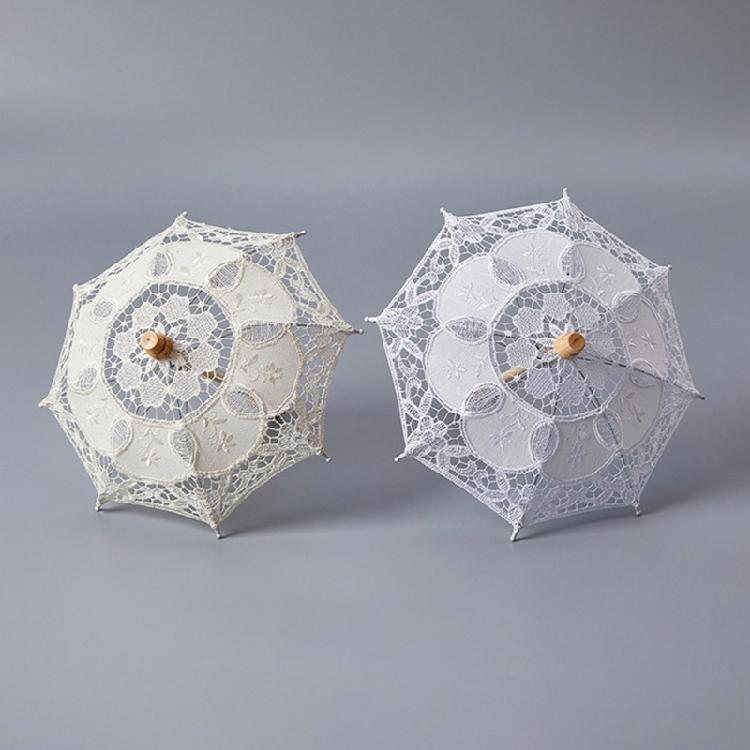 Lace Parasol Elegant Lace Umbrella for Outdoor Party Photo Props Decorative Parasol Lacework Umbrella for Garden