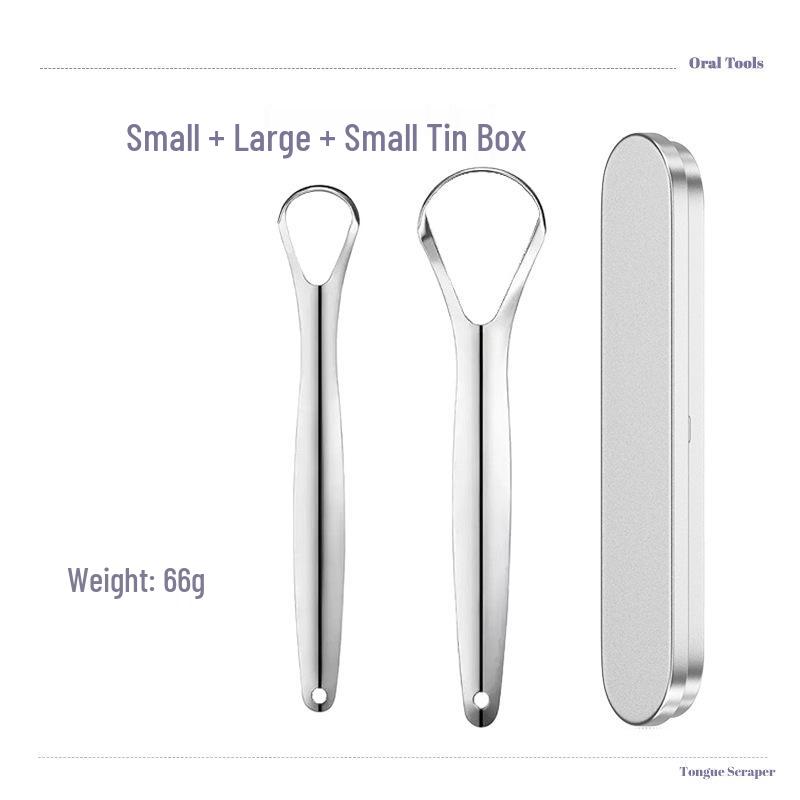 U-Shaped Stainless Steel Tongue Scraper and Coating Cleaner