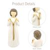 Willow - Girl Friendship Statue Pure Gold Friendship Collection Souvenir Angel Resin Sculpture Home Decoration Desktop Ornaments