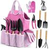 9Pcs Garden Tool Set with Storage Bag, Outdoor Gardening Scissors Kit Gift for Gardeners