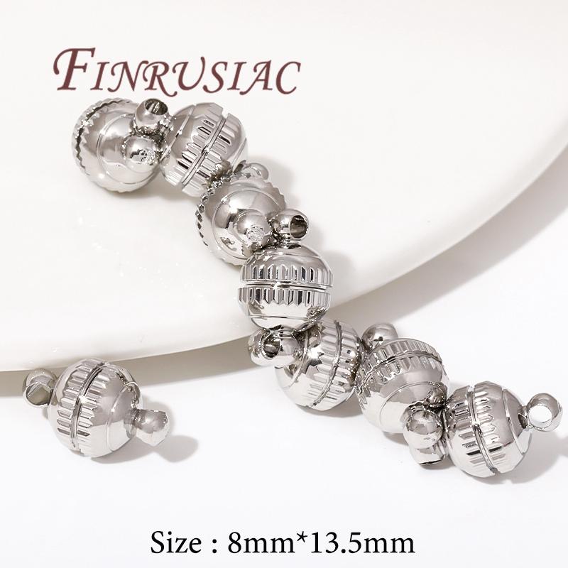 18K Gold Plated Magnetic Fasteners,Magnetic Clasps For Bracelets Accessories,DIY Necklace Clasp Connectors Jewelry Making