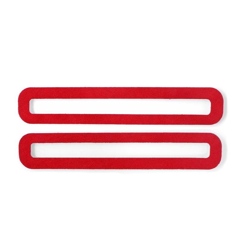 For Ford Mustang GT 2015-2025 Made of Alcantara Car Interior Door Side Air Vent Outlet Panel Trim Stickers Tuning Accessories