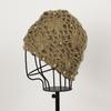 Autumn and winter heavy industry pearl lace crochet thin wool hat women's fashion age-reducing handmade knitted hat tide