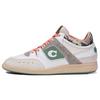 CitySole Mid Top Stylish Skateboarding Shoes Women's White Green C2342-WTNA
