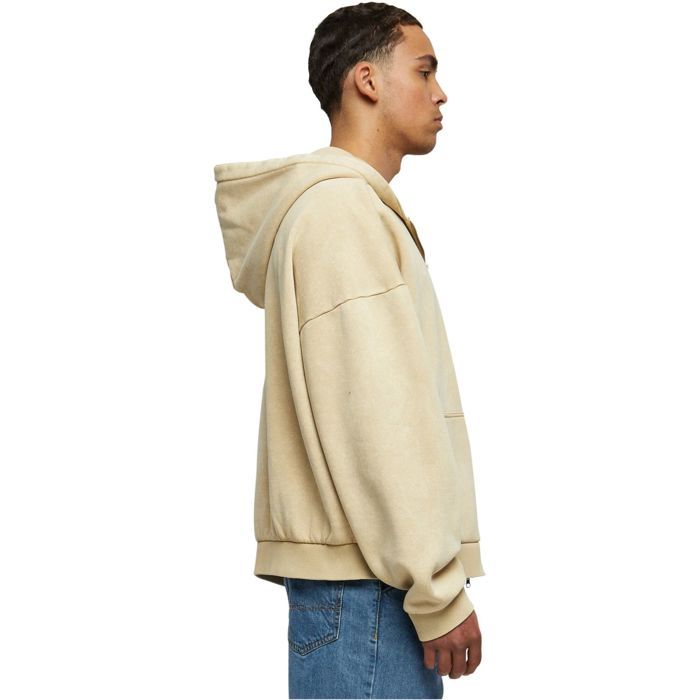 Urban Classics - Heavy Stone Washed 90s Zip Hoody