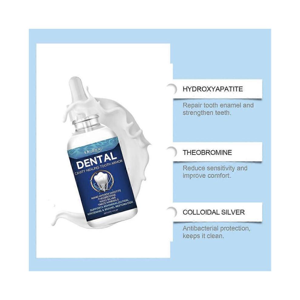 (3 Stück)1-3X 60ml Zahnpflegelösung Dentite Karies Zahnschutz
