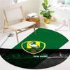 ADO Den Haag Round Area Rug,Carpet Rug for Living Room Bedroom Sofa Playroom Decor,Non-slip Floor Mat