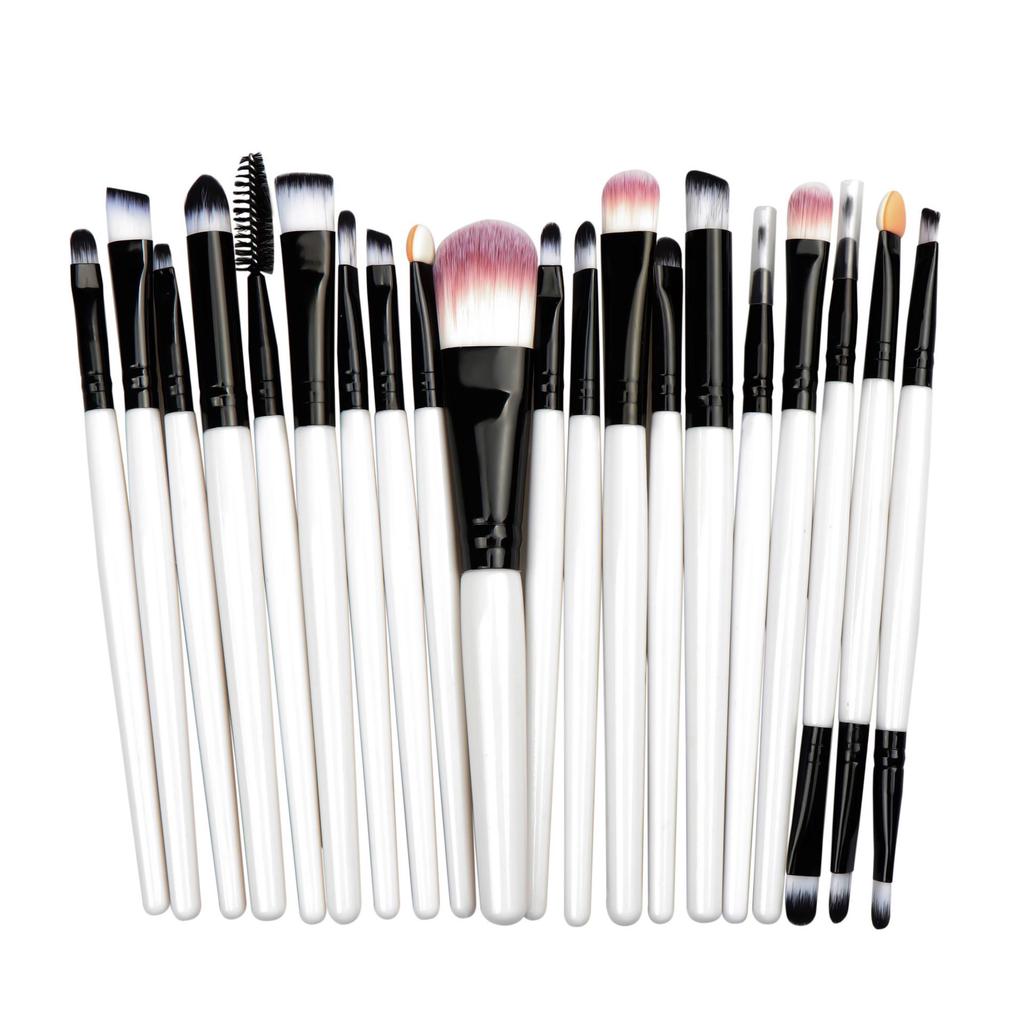 Buy 20Pcs Profesional Makeup Brush Set Synthetic Foundation Powder