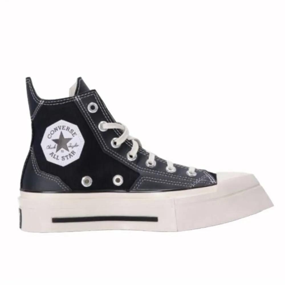 Converse CONVERSE Chuck 70 Deluxe Squared Черные Высокие Кеды на Платформе Холщовые A06435C 230