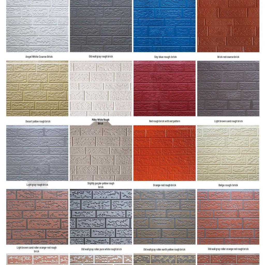 Polyurethane Sandwich Panel for Insulated and Decorative Walls