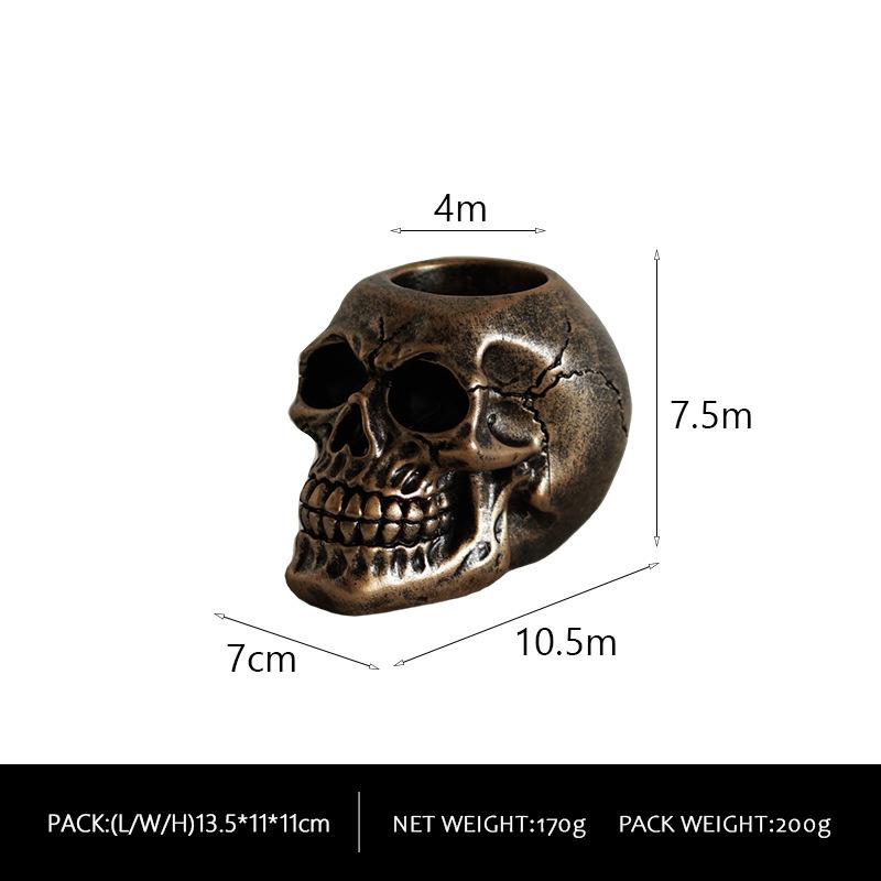

Новый подсвечник в виде черепа Креативный Хэллоуин Фестиваль привидений Смола Поделки Настольное Украшение для крыльца