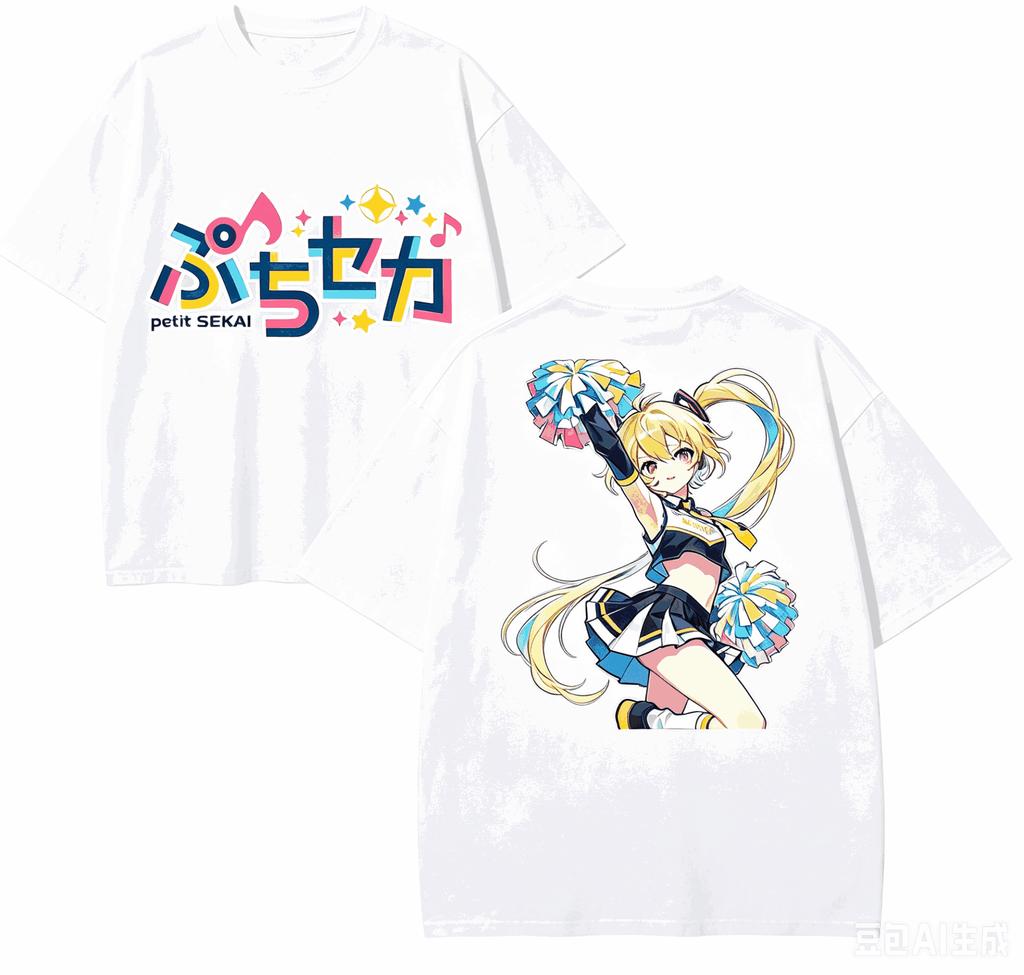 Project Sekai Colorful Stage Anime Lover TShirt Harajuku Cotton NewModel High Street Oversized Unisex Retro Fashion Couples