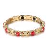 European & American Fashion Magnetic Bracelet with Colored Diamonds - Trendy, Versatile, and Cool Women's Bangle