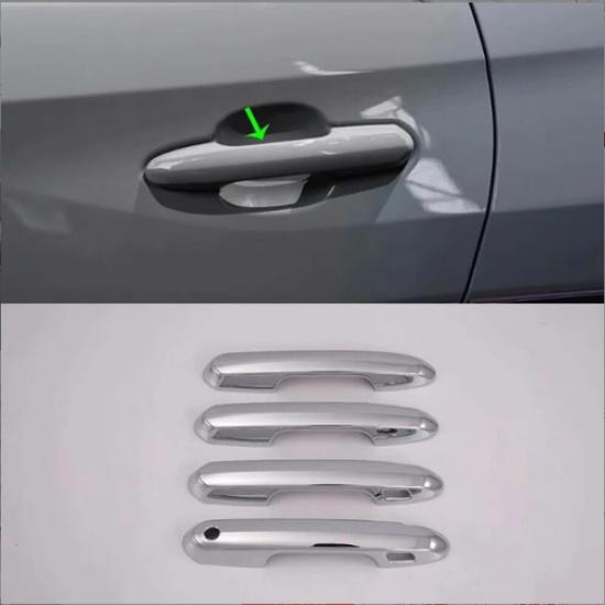 Chrome Car Door Handles Cover Trim 4pcs For Toyota RAV4 -