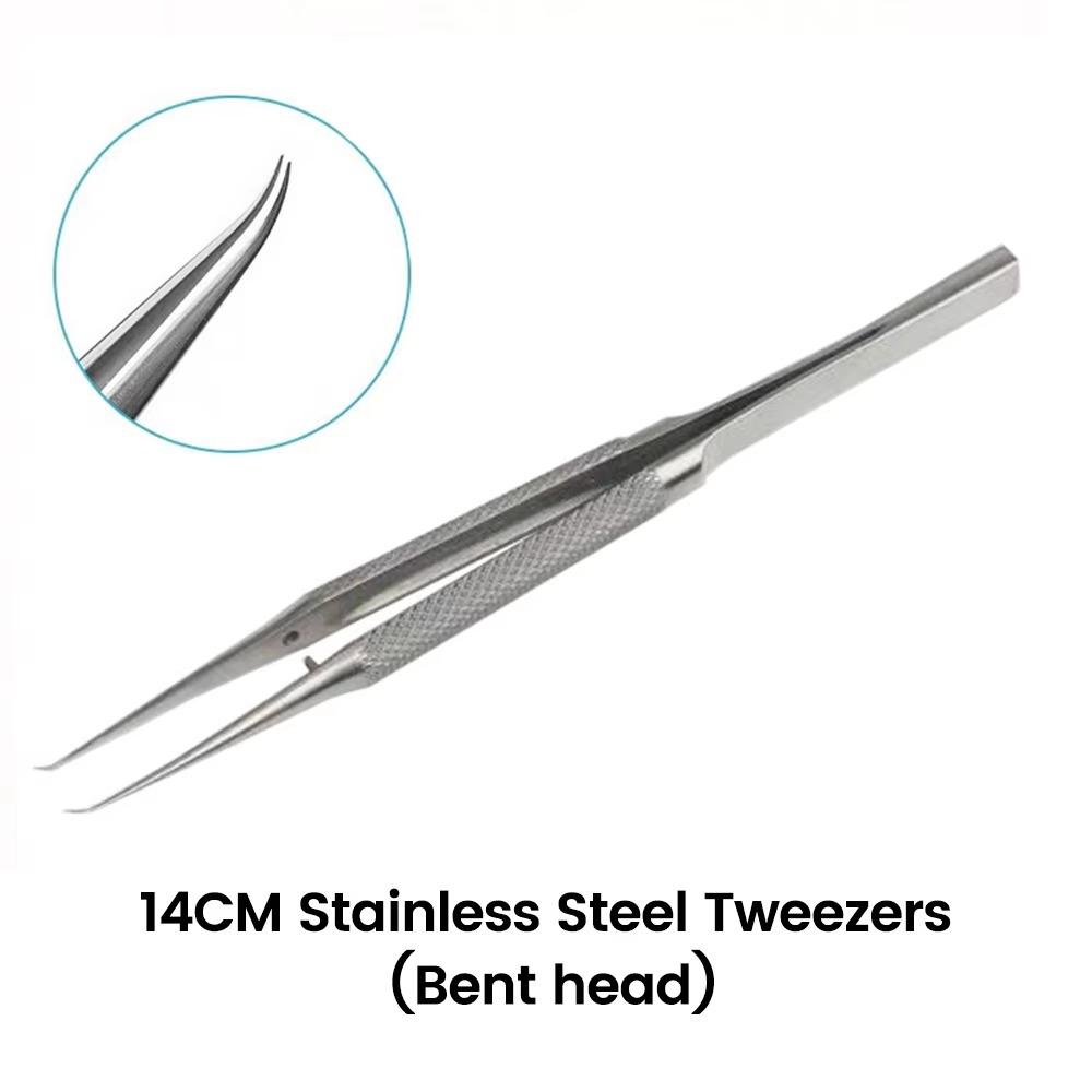 0.15mm Fine Tip Tweezers Stainless Steel Precision Repair Tools Durable Craft Tweezers