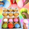 Реалистичная гигантская пельменная игрушка-сквиш с бамбуковой пароваркой, мягкий шарик из теста, игрушка-антистресс, креативный забавный подарок