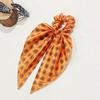 Comfortable Fabric Hair Elastics Halloween Ties for Women Girls, Spooky Spider Web Skeleton Bat Non-damaging Bands Pumpkin Scrunchies, Pleated