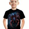 Animal Spiders 3D Print T-Shirts Men Women Short Sleeve T Shirt Oversized Harajuku Y2k Tops Casual Tees Man Clothing