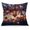 Ramadan New Moon Lantern Pillowcase Printed Polyester 40/45/50Cm Throw Pillowcover Decorative Sofa Cushion Pillowslip Home Decor