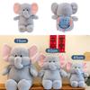 Adorable Pink And Gray Elephant Plush Pillow For Kids And Girls Perfect Gift