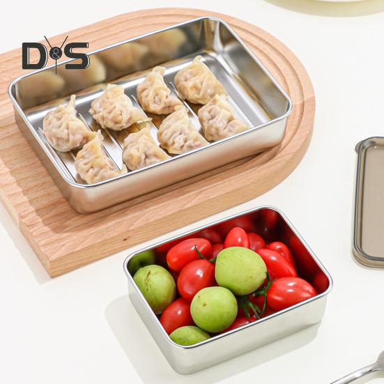 1000ML/2000ML/800ML/400ML Crisper Box Large Capacity Lunch Box with Sealed Lid Prevents Odor Storage Box