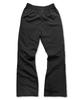 Damiswi Wrinkle Shirred Flare Nylon Pants_Black