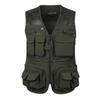 Summer Mesh Vest for Middle-Aged and Elderly Men - Multi-Pocket Sleeveless Fishing & Photographer Jacket