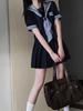 Linchuan Academy Stil JK Uniform Matrosenanzug - Authentisches Herbst/Winter Set mit Langen/Kurzen Ärmeln für Schülerinnen