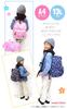 MEI Outdoor Backpack ME2001 for Girls and Junior Backpack with Harness Kids' Boys, (Butterfly/Black)