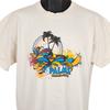 Vintage Palms Casino 100% Cotton T-shirt Mens Tees Top Mens Size Large Cream Y2K Las Vegas Destination