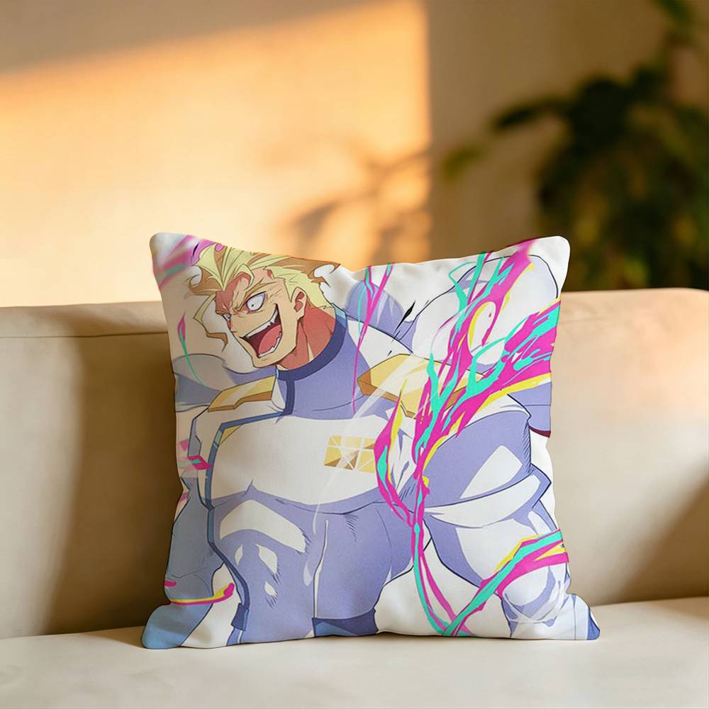 The Popular Anime PPromare Square DoubleSided printed Pillow Case Bedroom Bedside Pillow Sofa Cushion Cover
