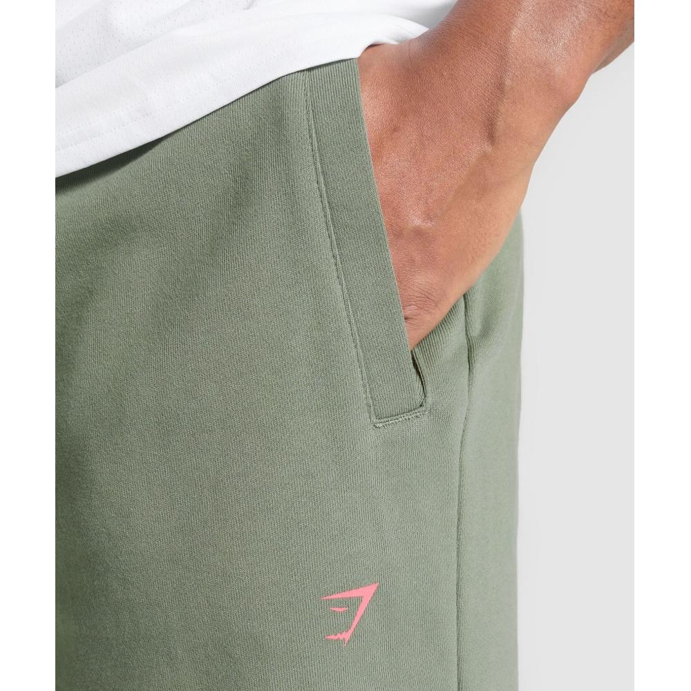 Gymshark Running Graphic Joggers Unit Green A1b1h Ecjf