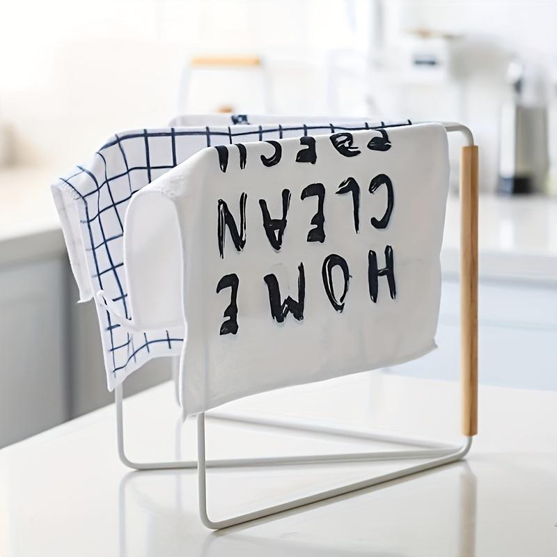 Kitchen Towel Rack, Countertop Lazy Person Drying Cloth Rack, Vertical Foldable Storage Rack, Hanging Rack, Christmas, Halloween, Holiday Gifts