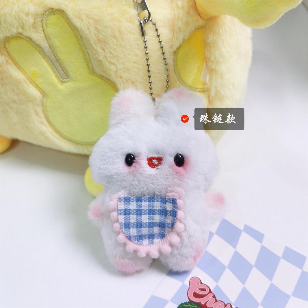 Cute Diy Keychain Belly Pocket Rabbit Brooch Rabbit Jewelry Doll Plush Bag Pendant