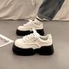 Muffin vielseitige kleine weiße Schuhe Damen Frühling und Sommer Nische dicke Grundplatte Schuhe neue höhenerhöhende lässige Sportschuhe